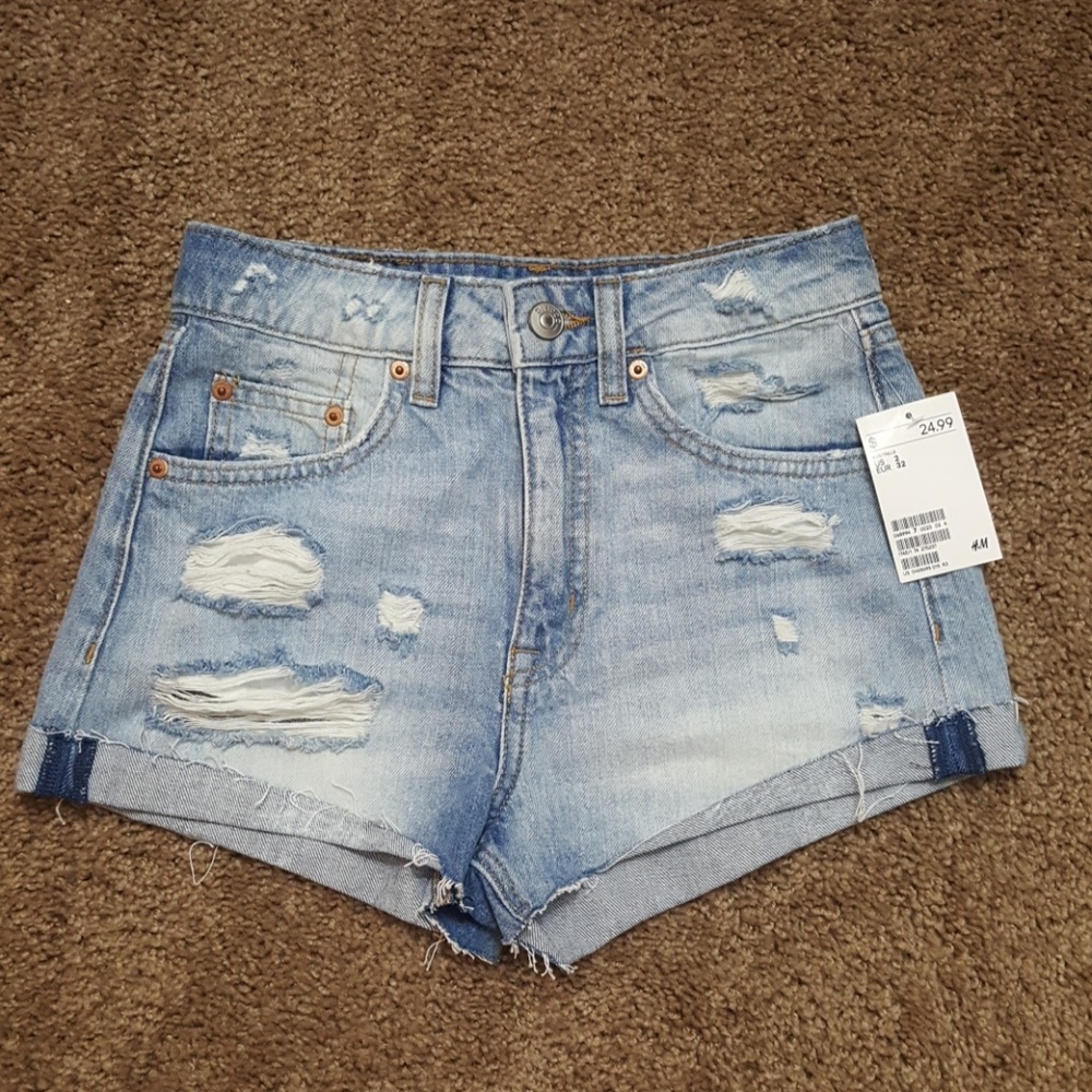 High waisted shorts